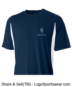 AACS Logo Cooling Performance Color Blocked Crew Design Zoom